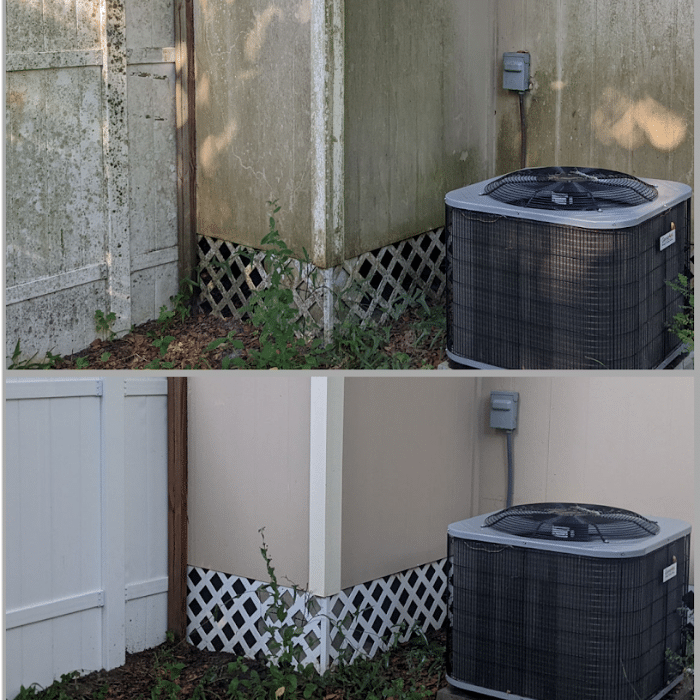 Ehrmans Power Wash Before House Cleaning