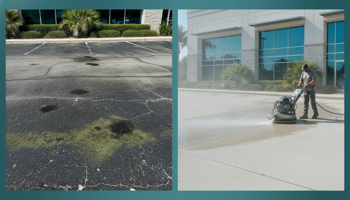 Parking Lot Cleaning Jacksonville FL: The Business Owner’s Guide to Deep Cleaning