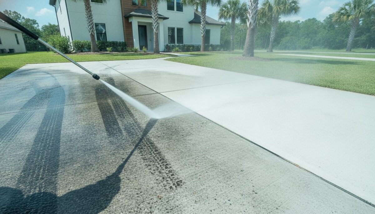 How to Remove Tire Marks from Driveway: A Jacksonville Homeowner’s Guide