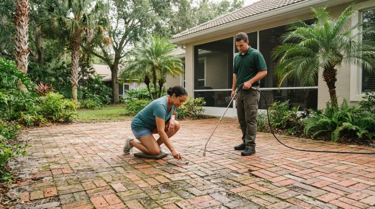 Brick Patio Washing in Orange Park: A Homeowner’s Guide