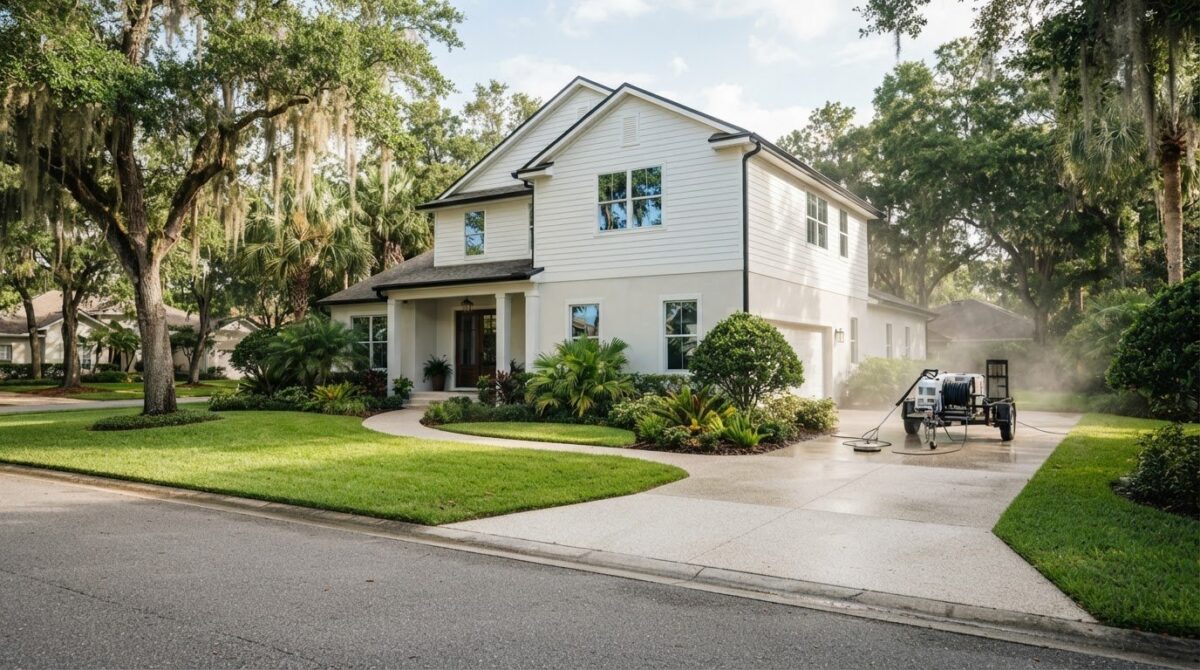 Exterior Cleaning Checklist for Jacksonville Sellers
