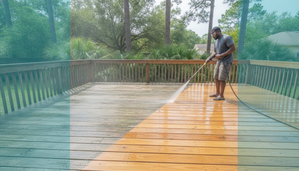 How to Pressure Wash a Wood Deck Properly: The 2026 Homeowner’s Guide
