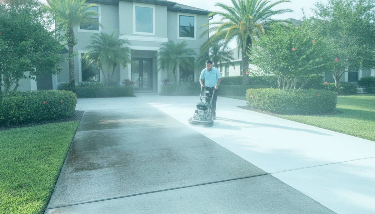 Power Wash Cement Cost in Jacksonville: Professional Guide & Price Factors (2026)