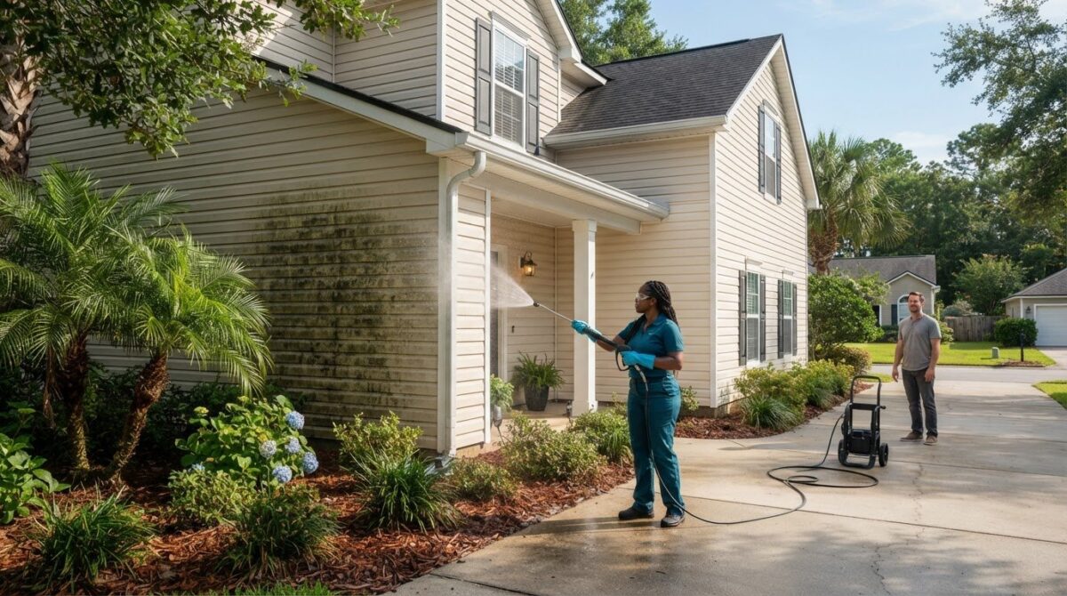How to Remove Mold from House Siding Safely